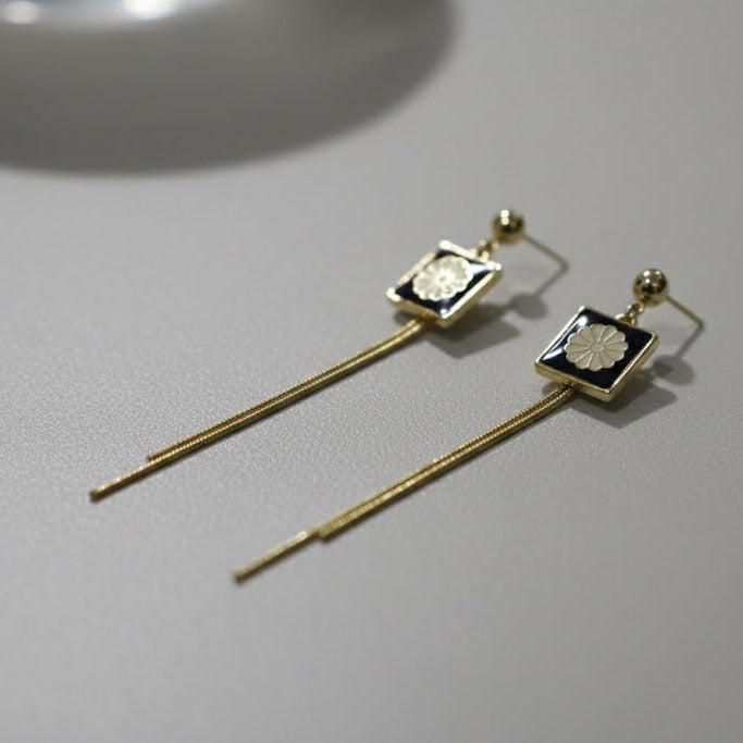 Jasmine Bloom Drop Earrings