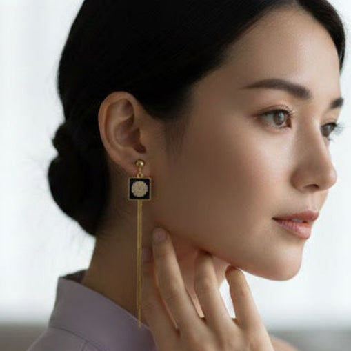 Jasmine Bloom Drop Earrings
