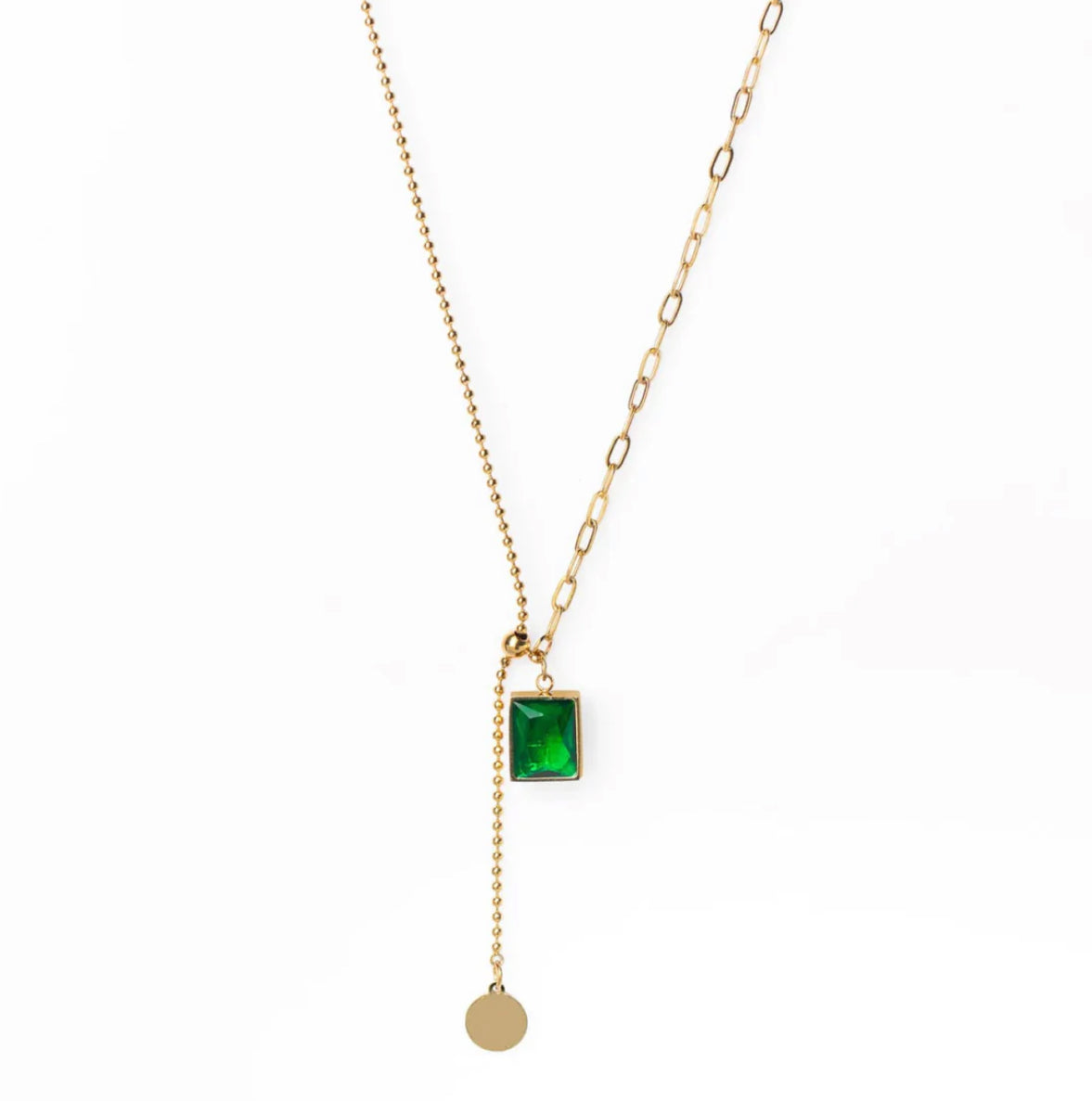 Emerald Stone Necklace