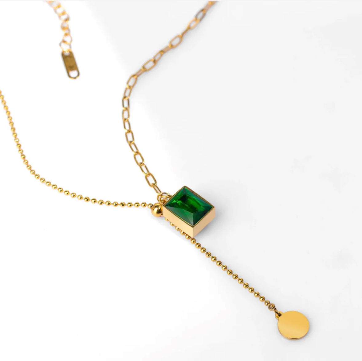 Emerald Stone Necklace