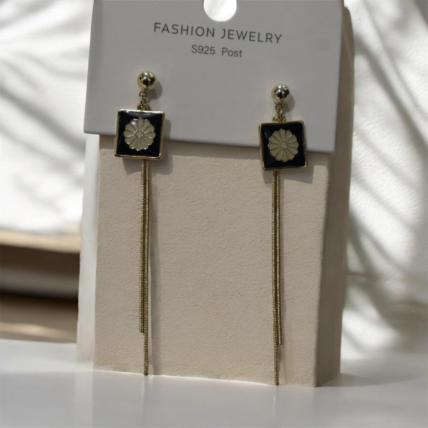 Jasmine Bloom Drop Earrings